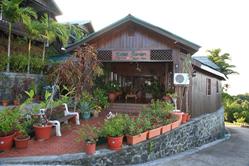 Rose Garden Resort - Palau. Entrance.